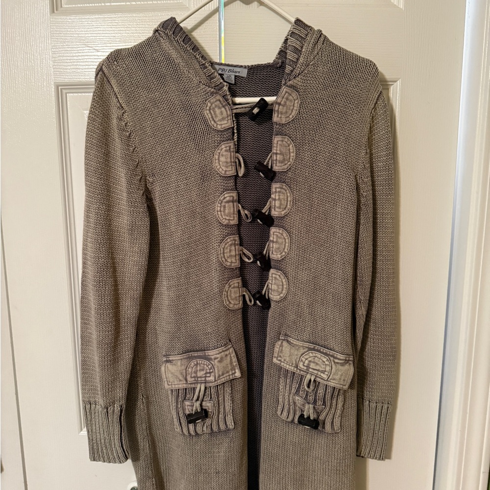 Women's Beige Hooded Sweater